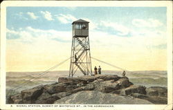 Signal Station, Whiteface Mountain Postcard
