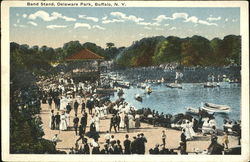 Band Stand, Delawarek Park Buffalo, NY Postcard Postcard
