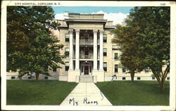 City Hospital Cortland, NY Postcard Postcard