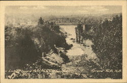 Grand Falls Looking Toward Falls From Coffee Mill New Brunswick Canada Postcard Postcard