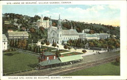 Ste. Anne De Beaupre Village Quebec Canada Postcard Postcard