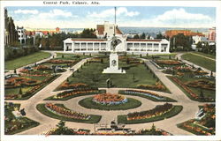 Central Park Calgary, AB Canada Alberta Postcard Postcard