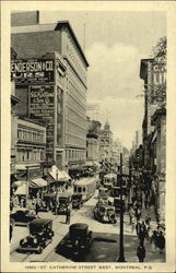 St. Catherine Street West Postcard