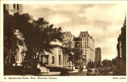 Sherbrooke Street, West Postcard