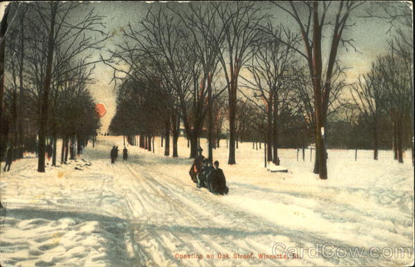 Coasting On Oak Street Winnetka Illinois