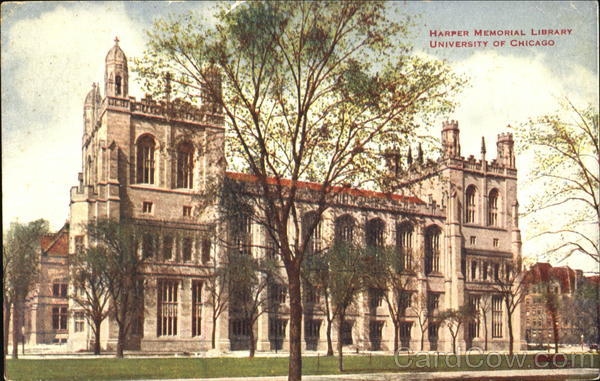 Harper Memorial Library, University of Chicago Illinois