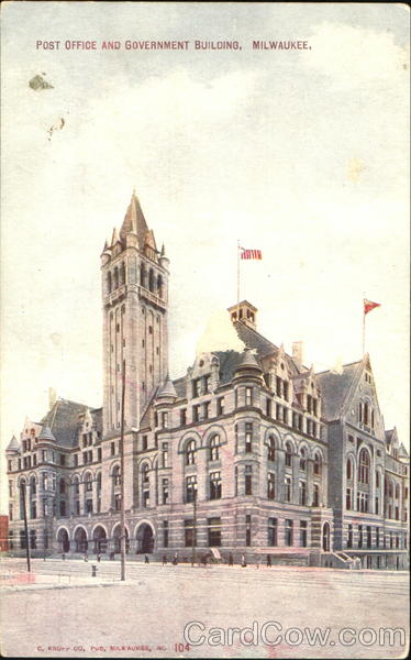 Post Office And Government Building Milwaukee Wisconsin