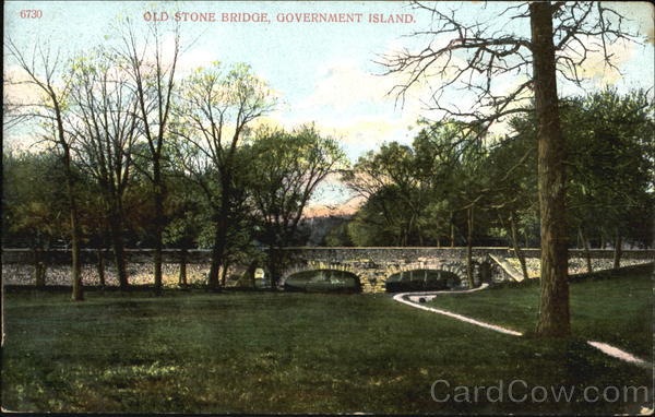 Old Stone Bridge, Government Island Portland Oregon