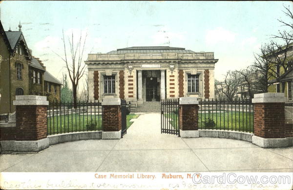 Case Memorial Library Auburn New York