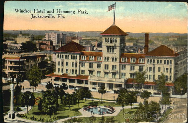 Windsor Hotel And Hemming Park Jacksonville Florida