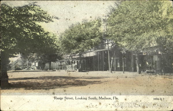 Range Street Looking South Madison Florida