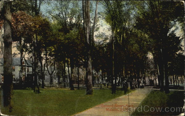 Second Street Park Malone New York