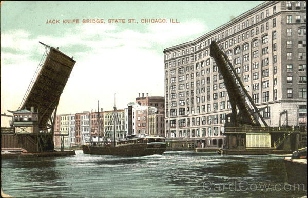 Jack Knife Bridge, State St Chicago Illinois