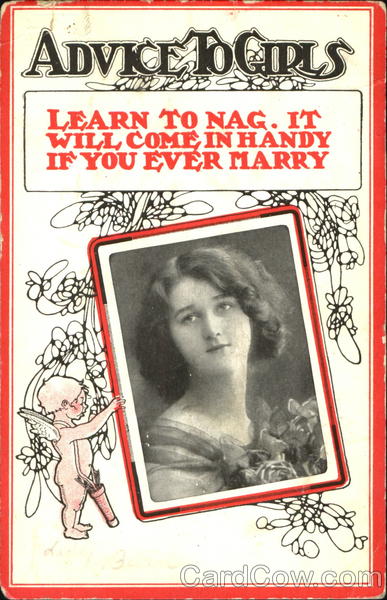 Advice To Girls Comic, Funny