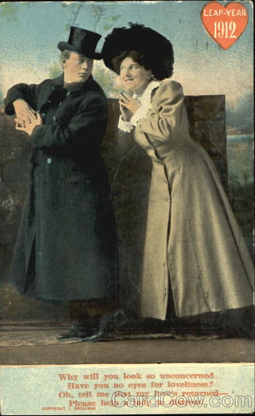 Leap Year 1912 Romance & Love
