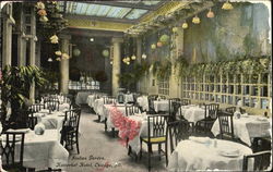 Italian Garden Haiserhof Hotel, 14-328 Clark Street Jackson Boulevard Postcard