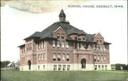 School House Postcard