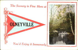 The Scenery Is Fine Here At Olneyville Postcard