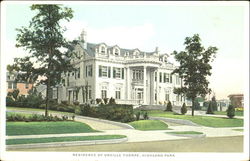 Residence Of Orville Thorpe Postcard