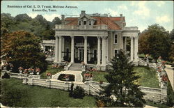 Residence Of Col. L. D. Tyson, Melrose Avenue Knoxville, TN Postcard Postcard