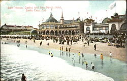 Bath House Casino And Sea Beach Hotel Postcard