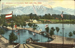 Wandamere And Mountains Salt Lake City, UT Postcard Postcard