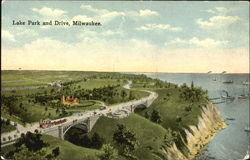 Lake Park And Drive Postcard