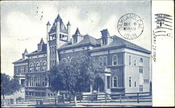 Public School Building Postcard