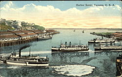 Harbor Scene Postcard