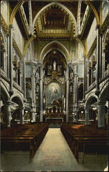 Eglise De Notre Dame Saore Coeur Montreal, PQ Canada Quebec Postcard Postcard
