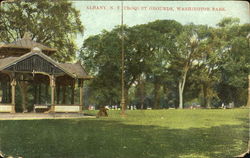 Croquet Grounds, Washington Park Postcard