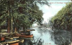 Outlet Of Onondaga Lake Postcard