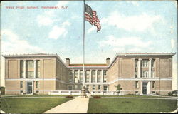 West High School Postcard