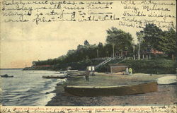 Beach At Summerville Postcard