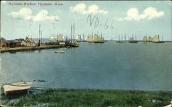 Hyannis Harbor Massachusetts Postcard Postcard
