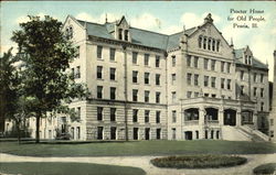 Proctor Home For Old People Postcard