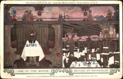 Rathskeller Of The New American House, Hanover Street Postcard