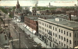 Bird's Eye View Of Lincoln Bird's Eye View Of Lincoln