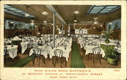 Main Dining Room-Guffanti's, Seventh Avenue at Twenty Sixth Street Postcard