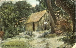 Fisherman's Palmetto Shack St. Petersburg, FL Postcard Postcard