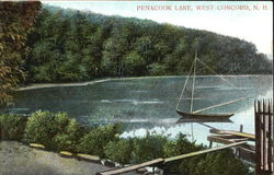 Penacook Lake West Concord, NH Postcard Postcard