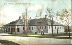 Fort Sheridan Guard House Postcard