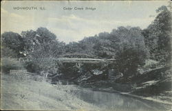 Cedar Creek Bridge Postcard