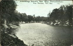 Looking Down The Big Vermilion River Postcard