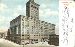 Auditorium Hotel Postcard