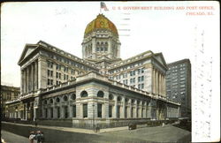 U. S. Government Building And Post Office Postcard