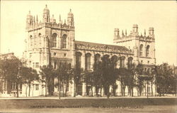 Harper Memorial Library, The University of Chicago Illinois Postcard Postcard