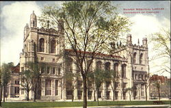 Harper Memorial Library, University of Chicago Postcard