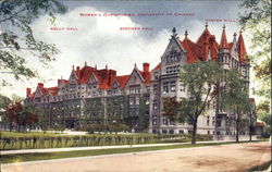 Women's Dormitories, University of Chicago Postcard