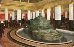 Fountain In Pompehan Room Congress Hotel And Annex Postcard